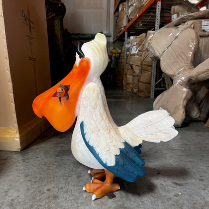 Comic Pelican Life Size Statue Prop - LM Treasures Prop Rentals 