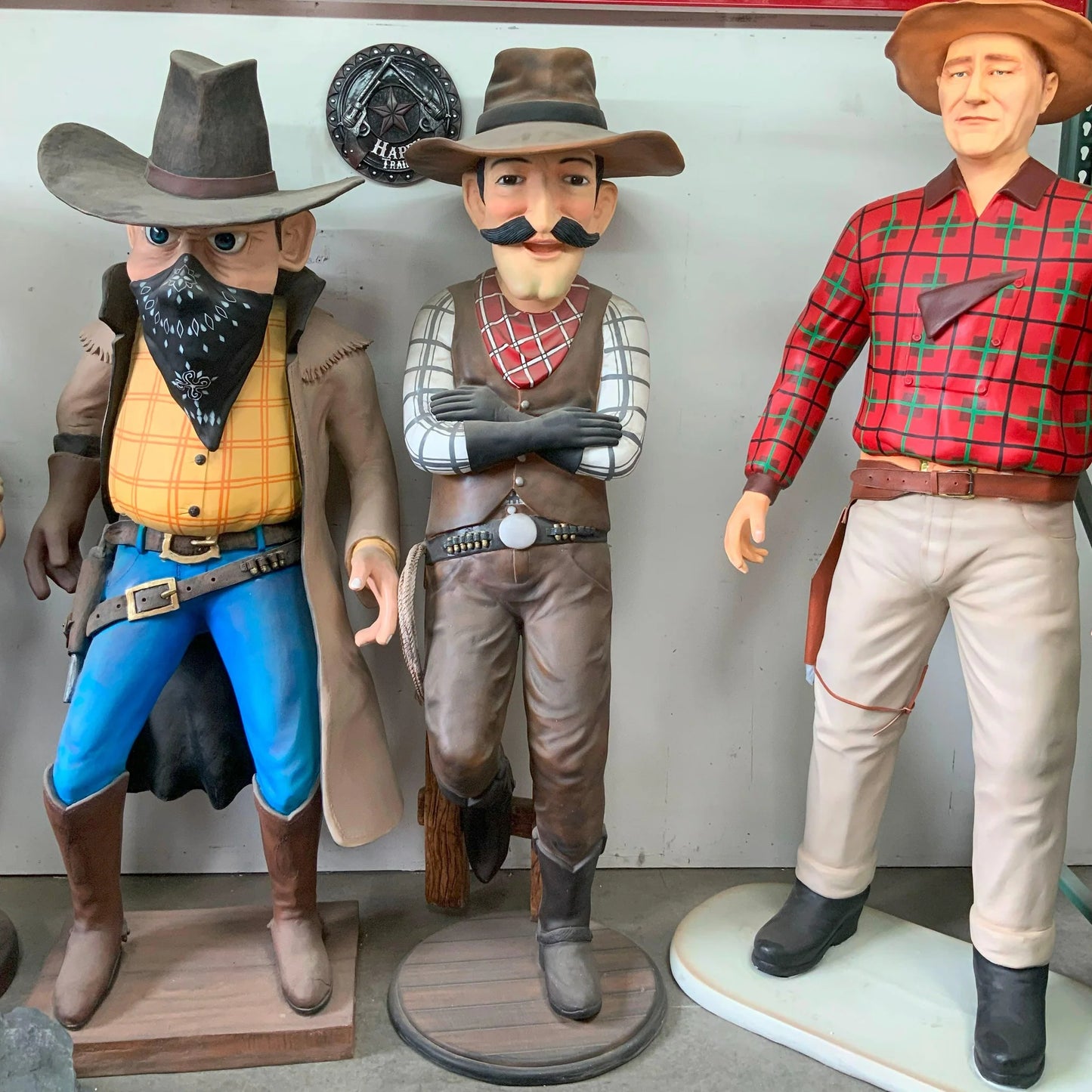 Cowboy Comic Statue