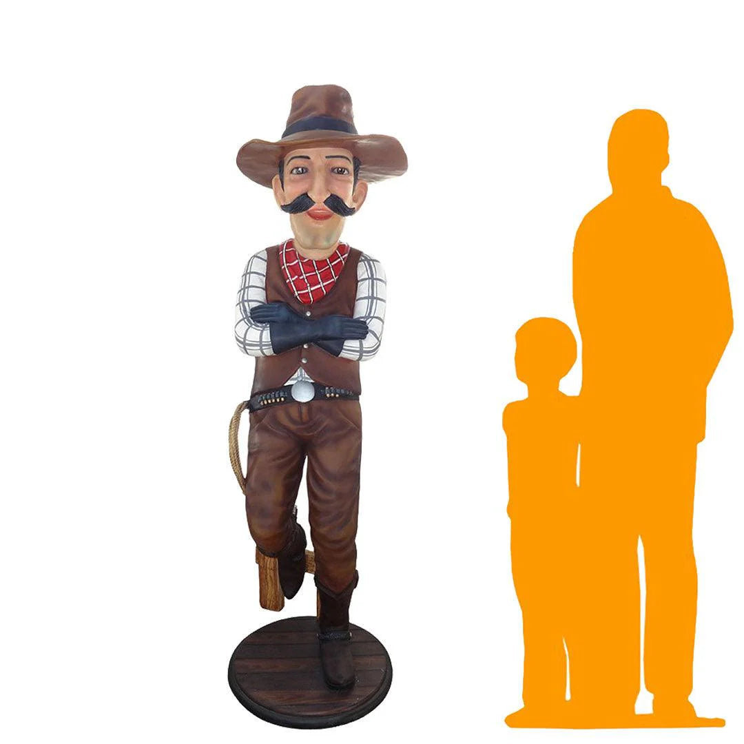 Cowboy Comic Statue