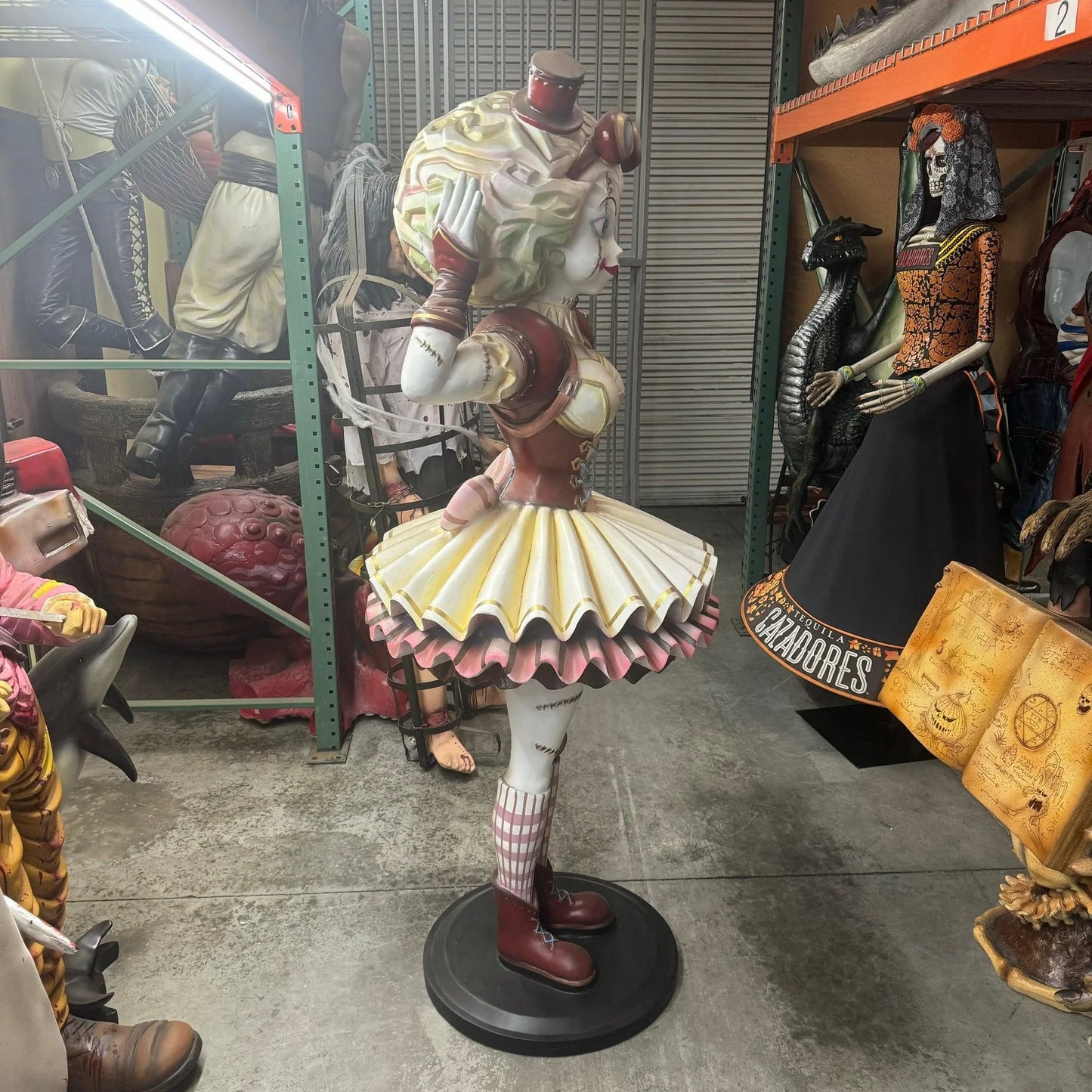 Steampunk Ragdoll Halloween Statue