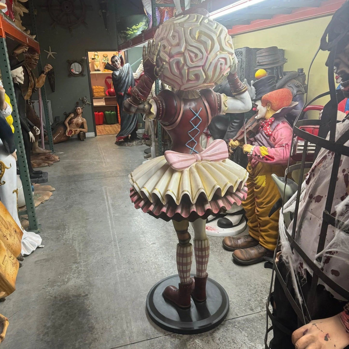 Steampunk Ragdoll Halloween Statue