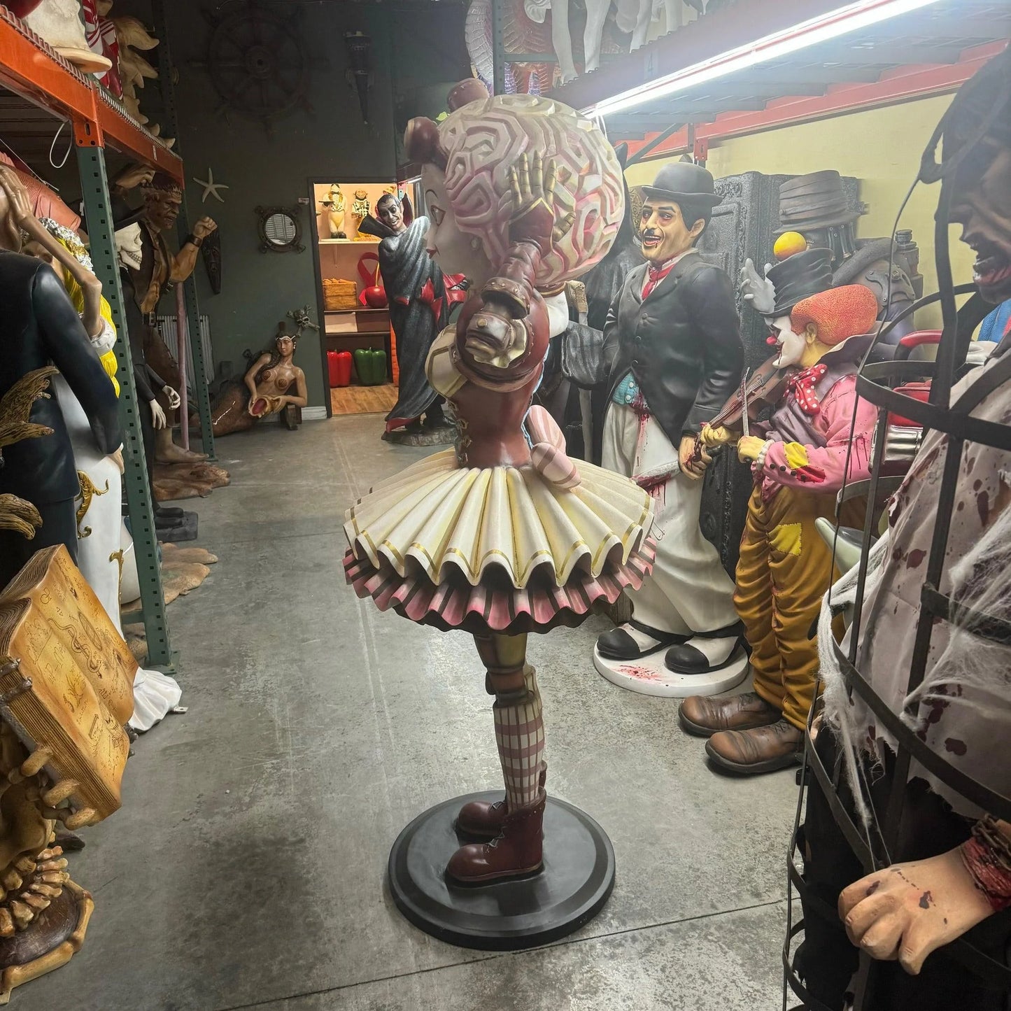 Steampunk Ragdoll Halloween Statue
