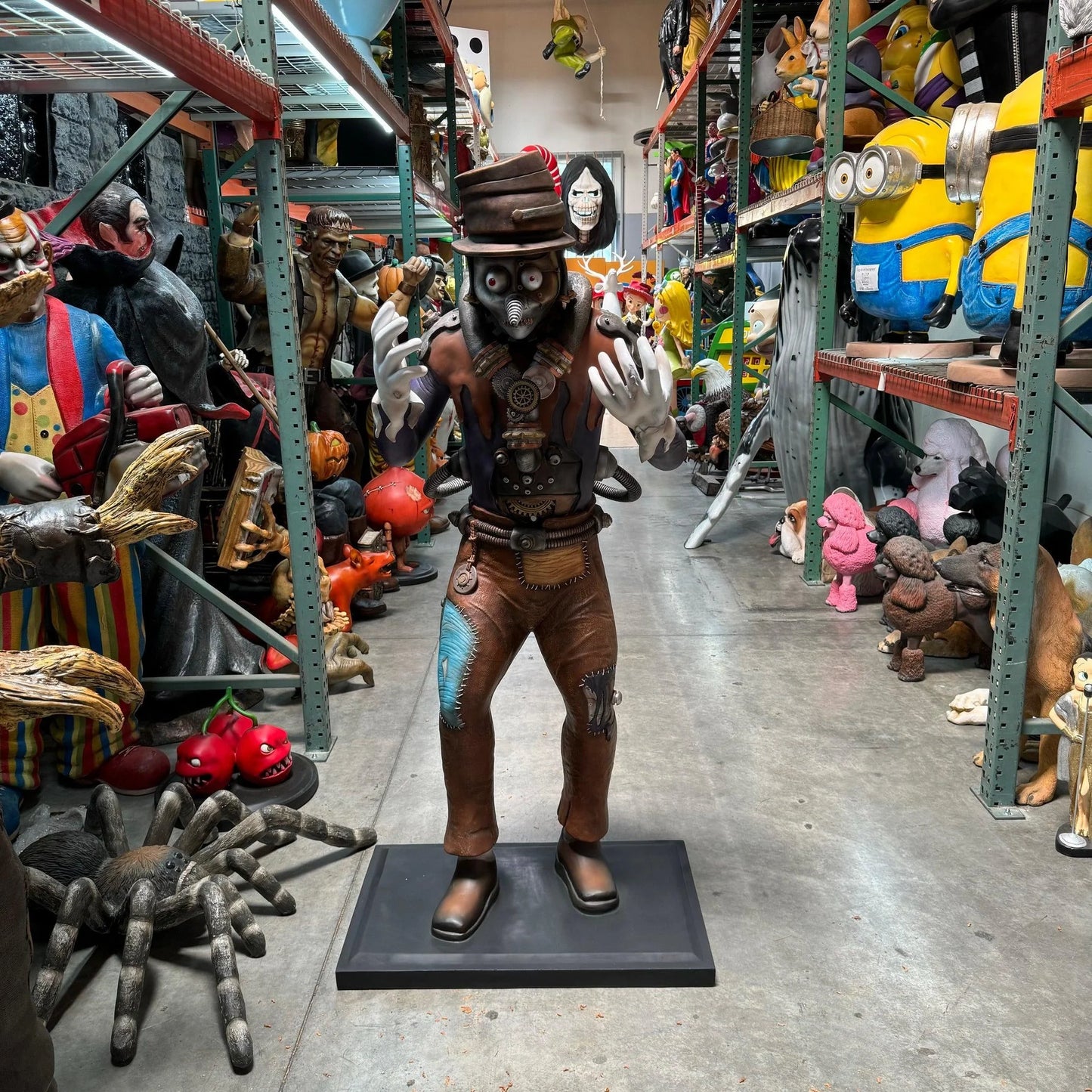 Steampunk Scarecrow Life Size Statue