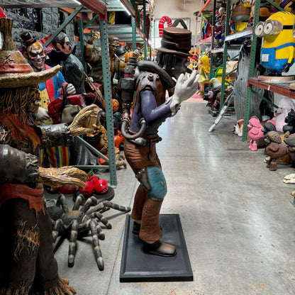 Steampunk Scarecrow Life Size Statue