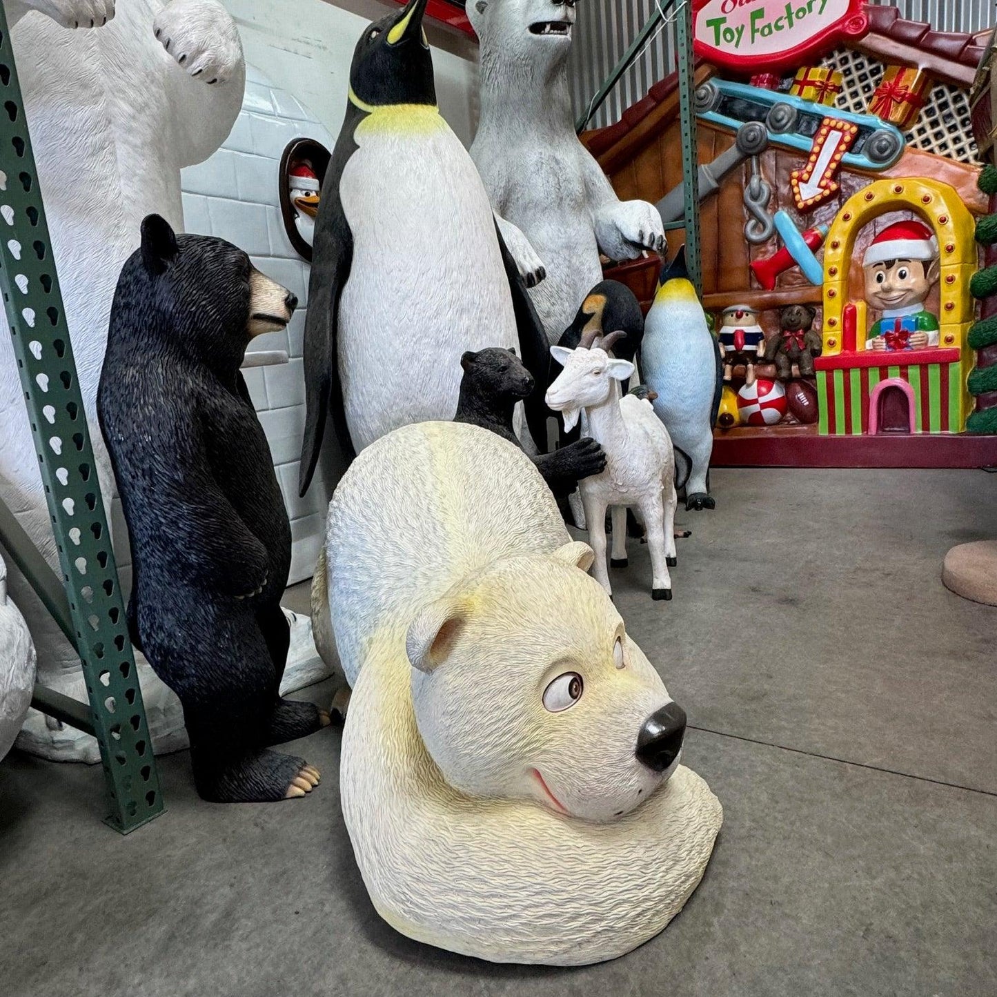 Mama Comic Polar Bear Statue - LM Treasures Prop Rentals 