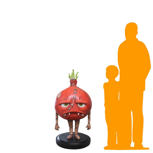 Rotten Onion Spooky Veggie Statue