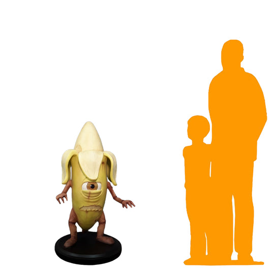 Zombie Banana Spooky Fruit Statue