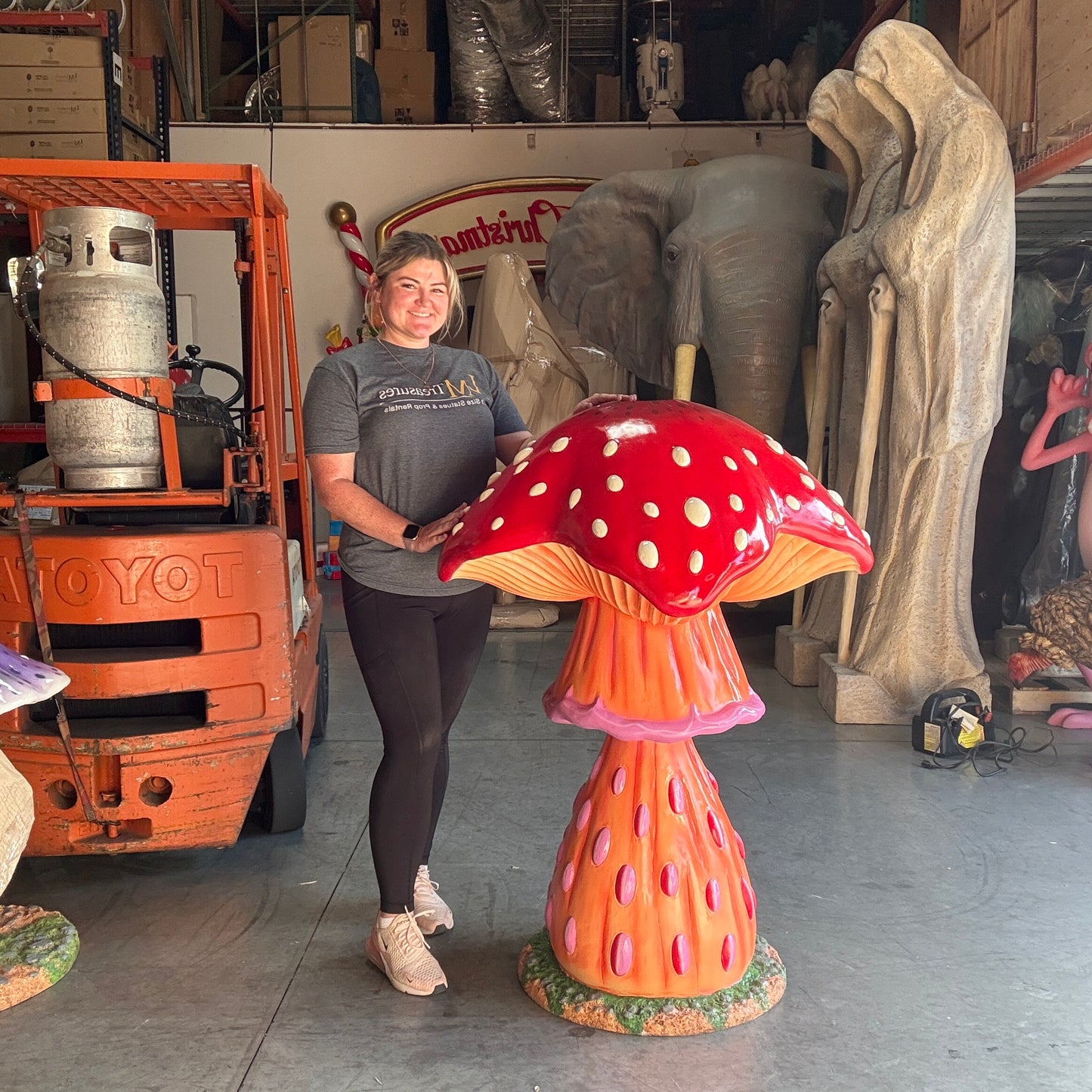 Large Jelly Mushroom Statue