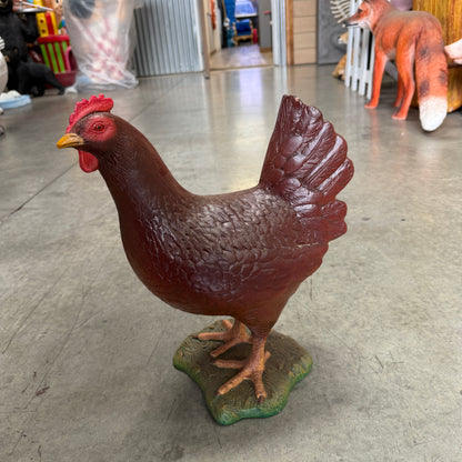 Red Chicken Statue