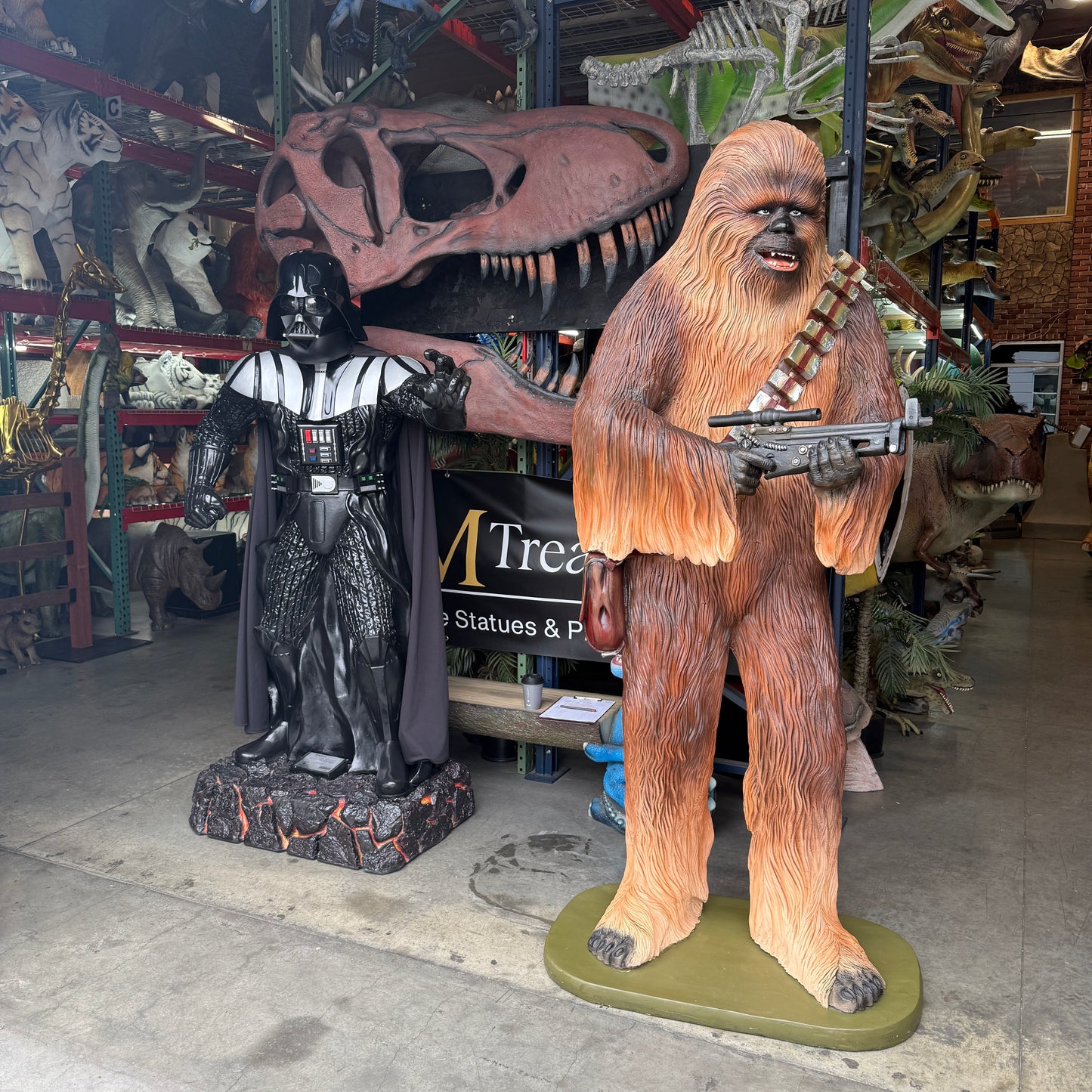 Monkey Space Warrior Statue
