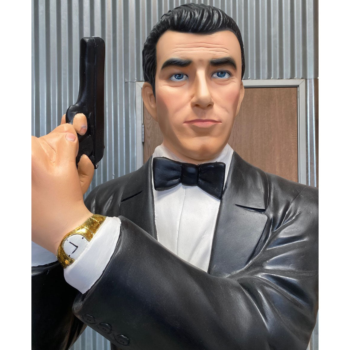 Secret Agent Life Size Statue