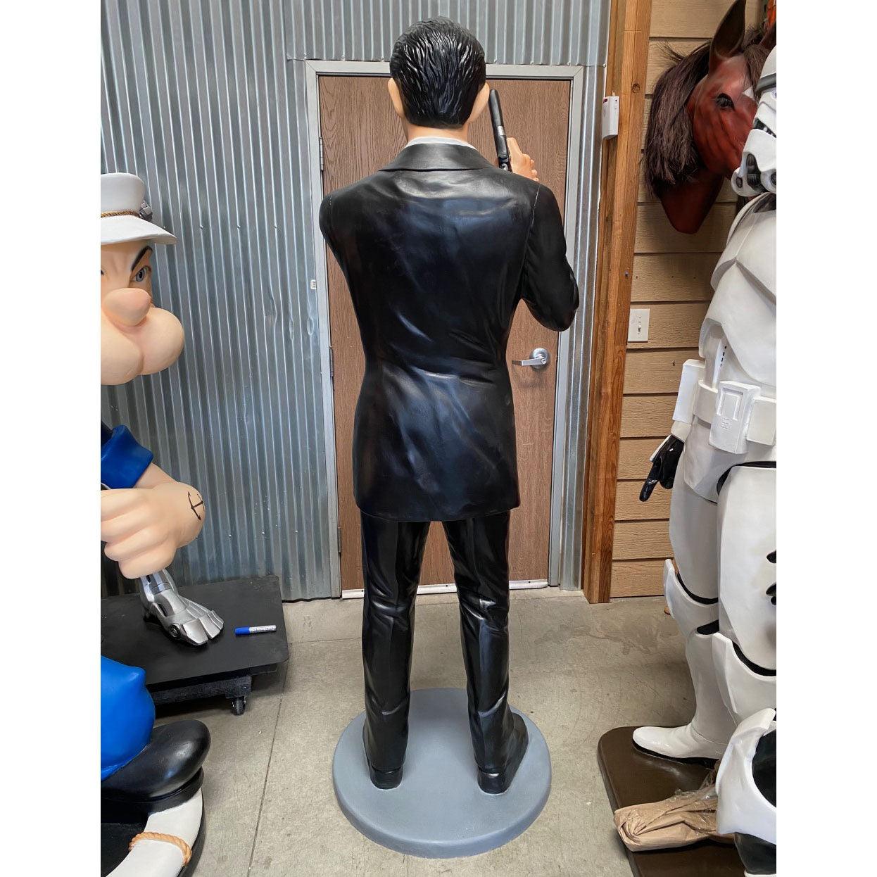 Secret Agent Life Size Statue