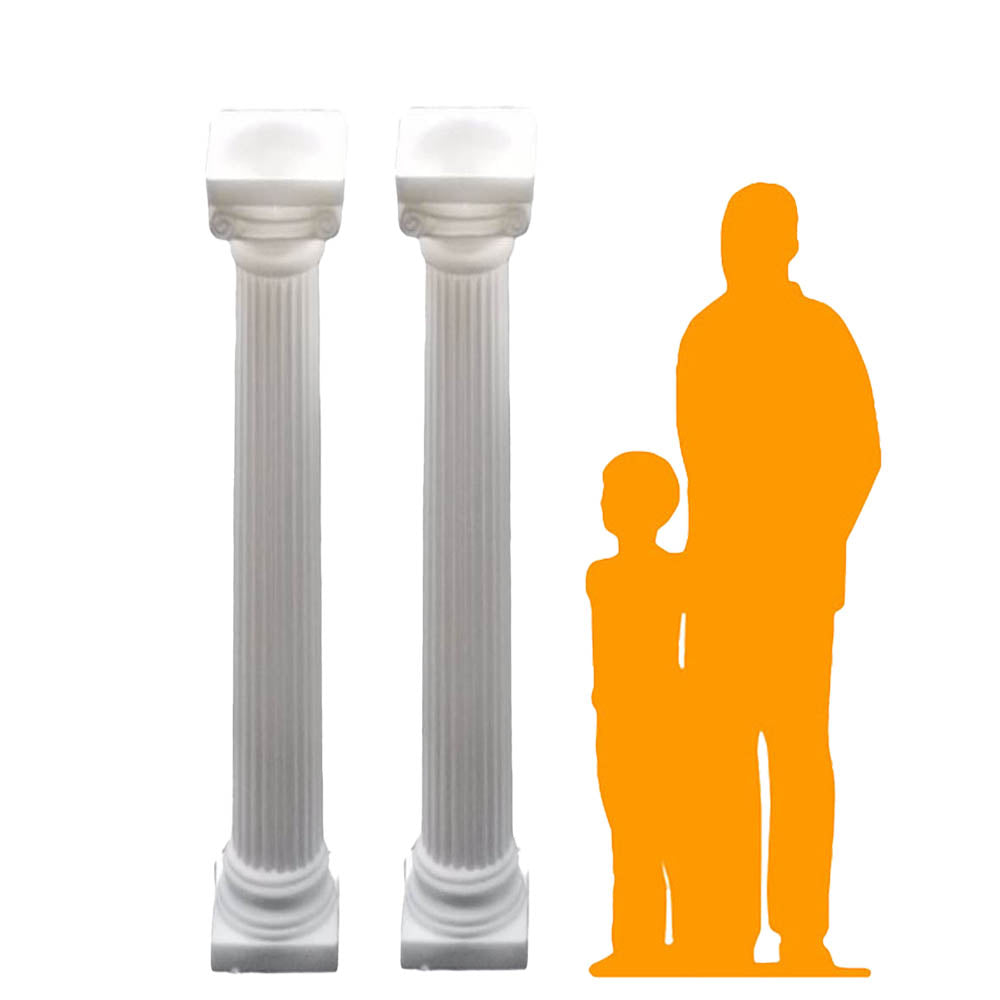 Plastic Column Pillars Set of 2