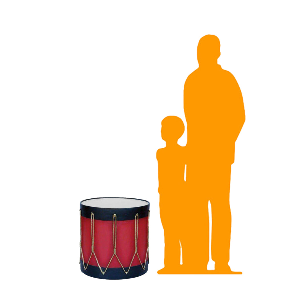 Circus Drum Over Sized Statue