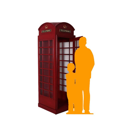 British Phone Booth Life Size Statue