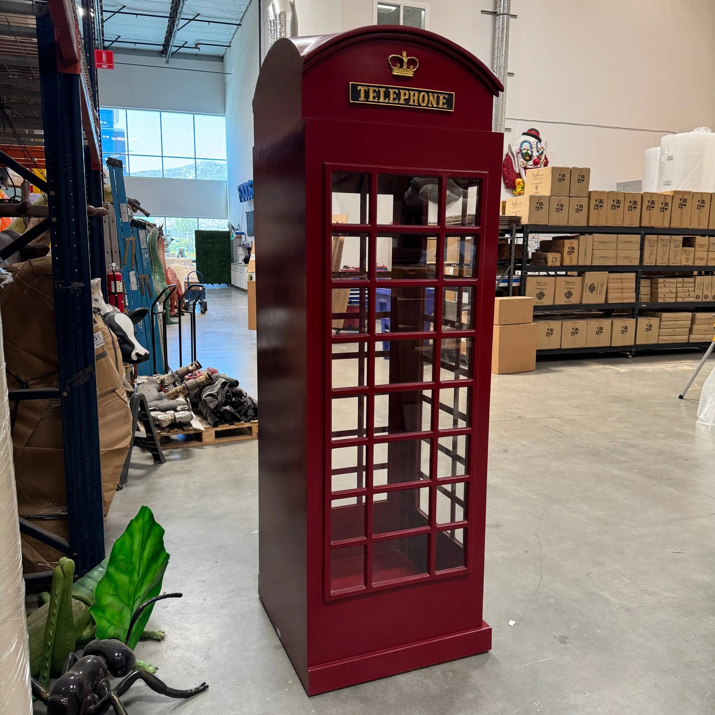 British Phone Booth Life Size Statue F0148-DF4210-G