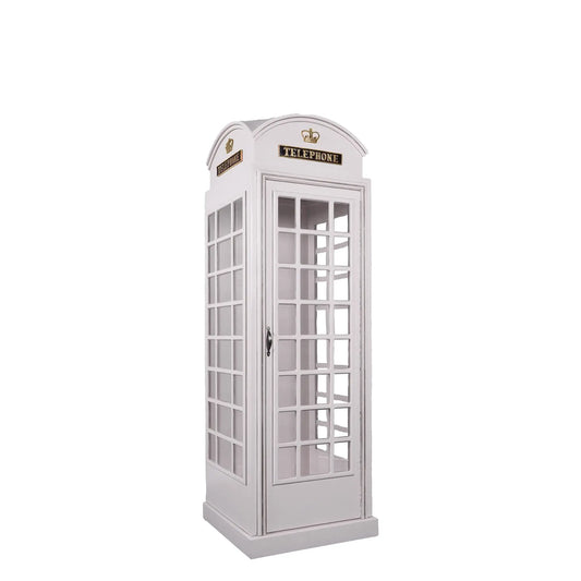 White British Phone Booth Life Size Statue F0148W-DF4210-G