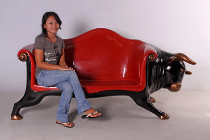 Bull Sofa Statue