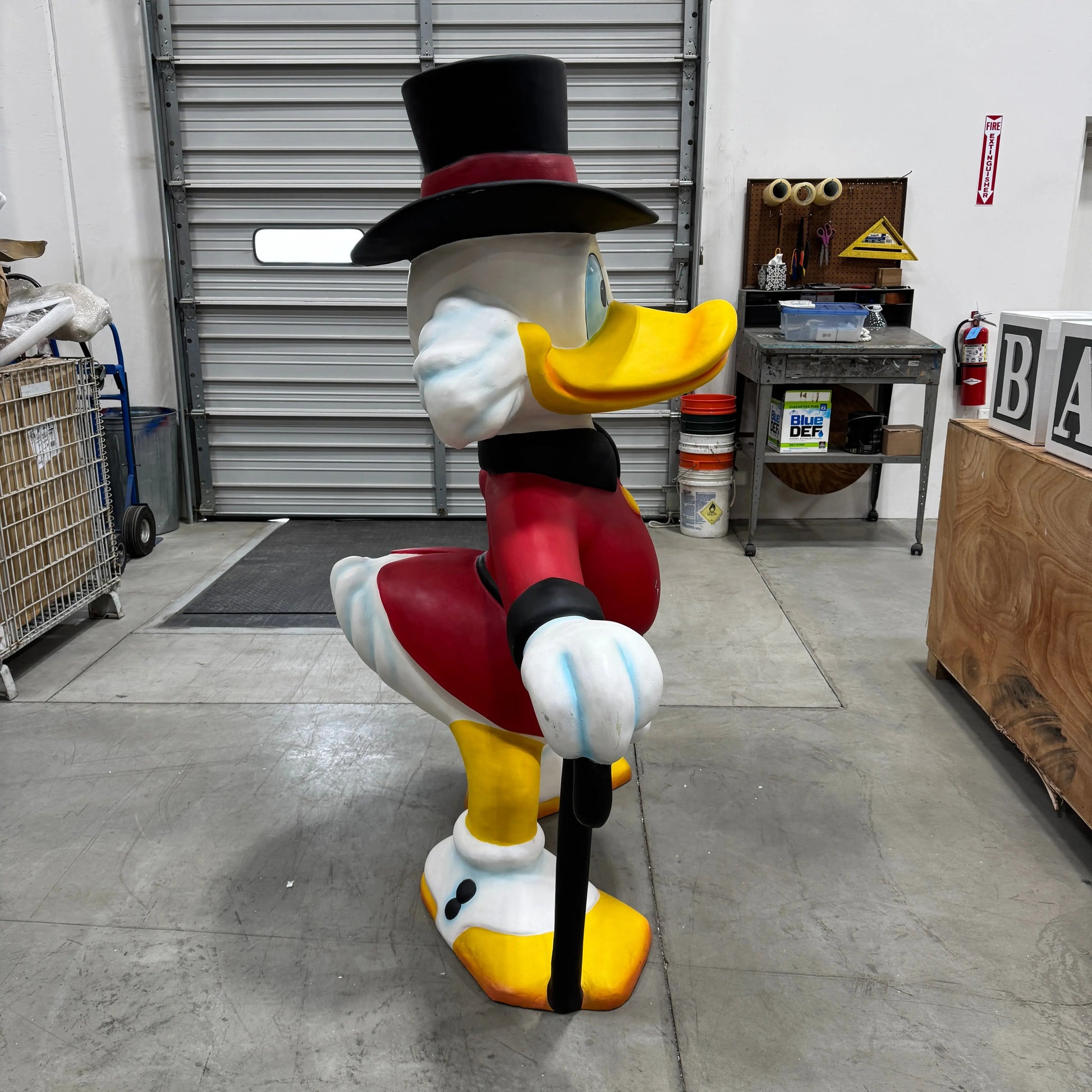 Cartoon Duck In Hat Statue CC062-DY004-A