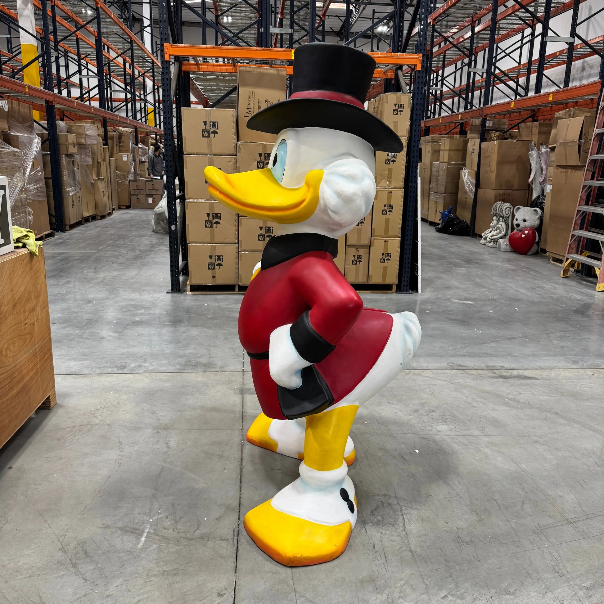 Cartoon Duck In Hat Statue CC062-DY004-A