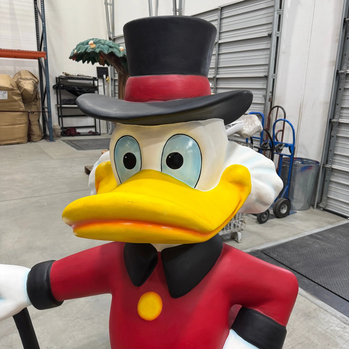 Cartoon Duck In Hat Statue CC062-DY004-A