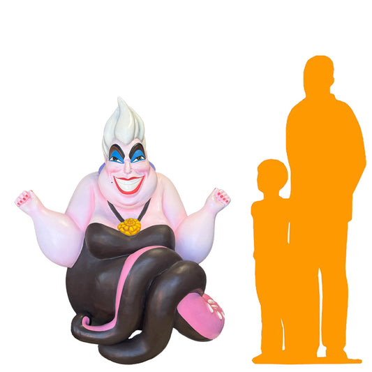 Evil Villain Lady Octopus Statue