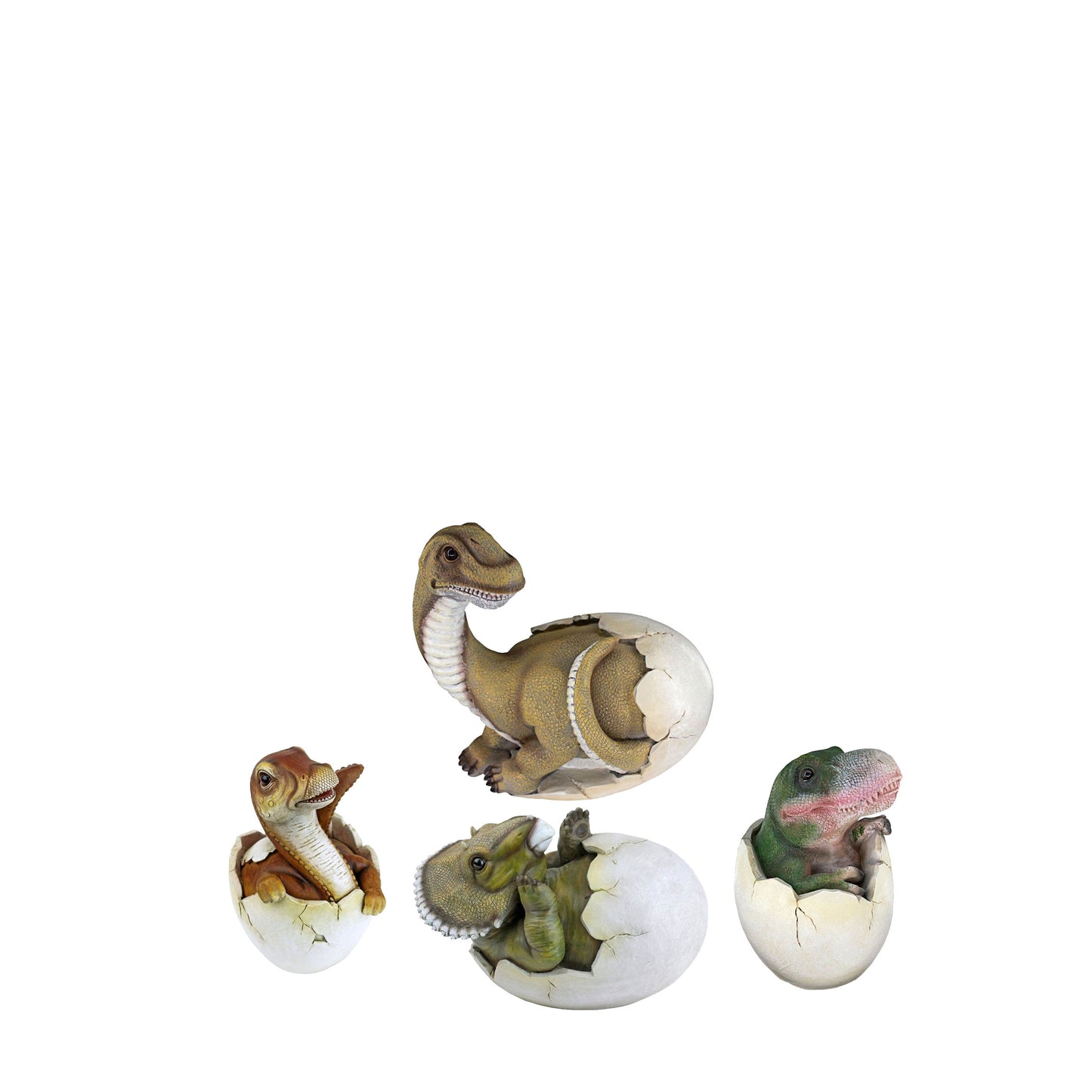 Small Hatching Baby Dinosaur Eggs Set of 4