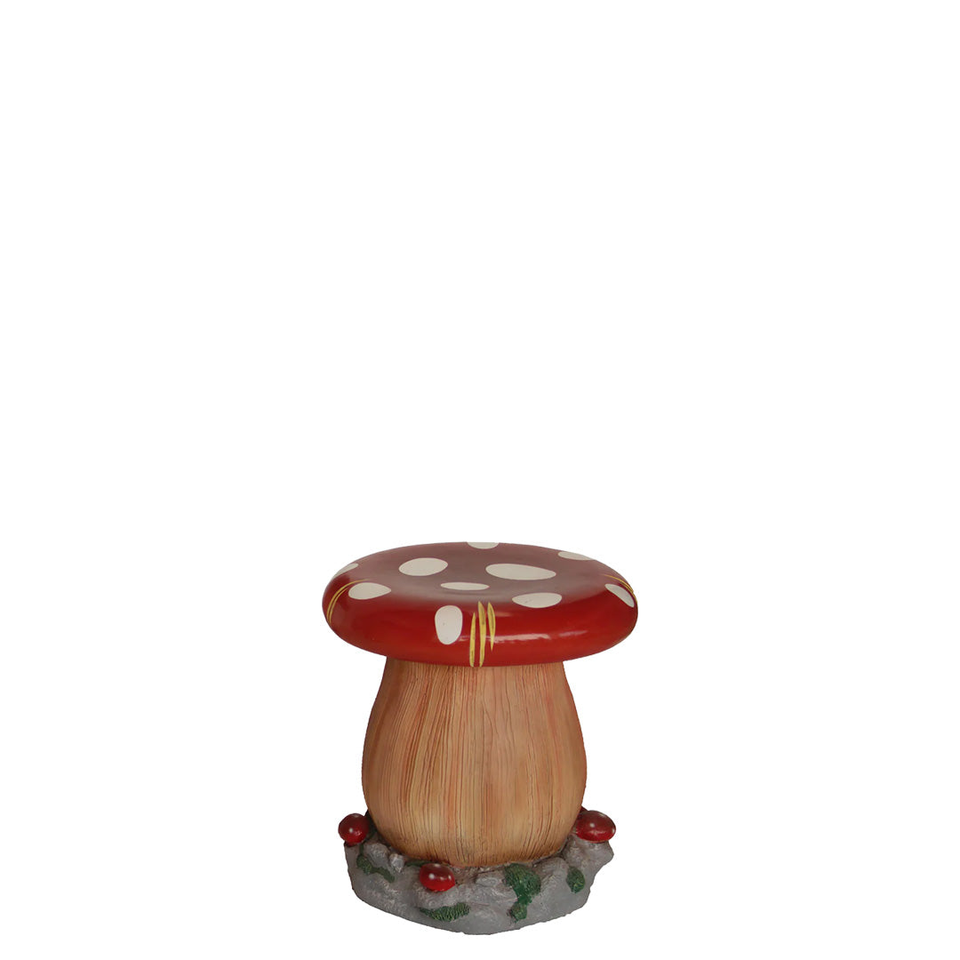 Small Mushroom Stool Statue