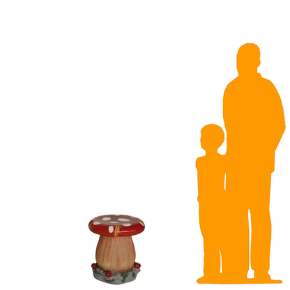 Small Mushroom Stool Statue