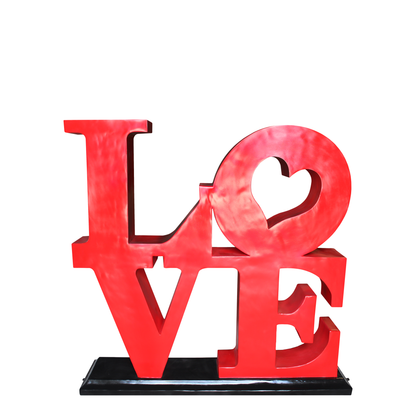 Love Sign Over Size Statue