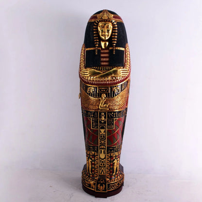 Egyptian Queen Nefertiti Sarcophagus Statue