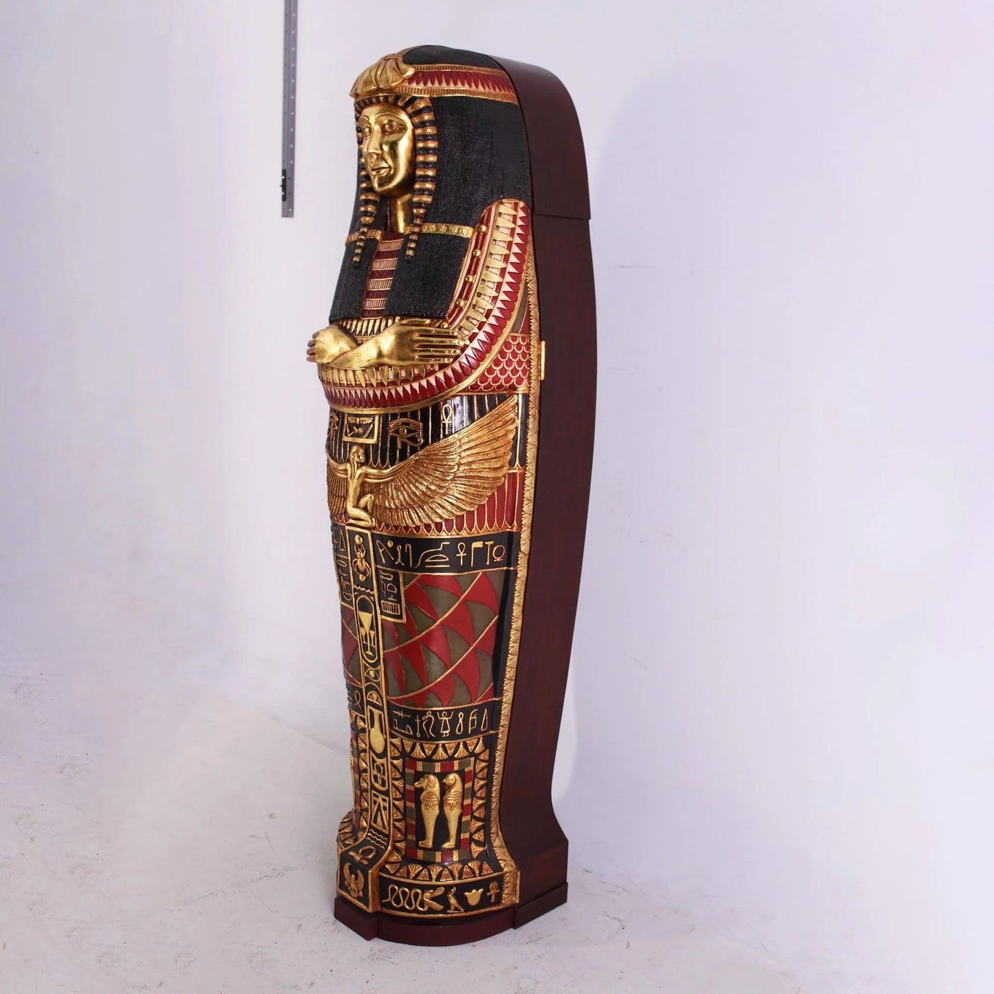 Egyptian Queen Nefertiti Sarcophagus Statue