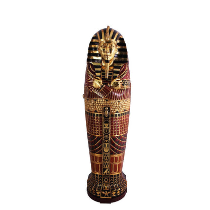 Egyptian Sarcophagus King Tut Life Size Statue