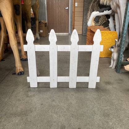 2 White Picket Fence Prop