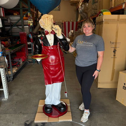 Connoisseur Butler Life Size Statue