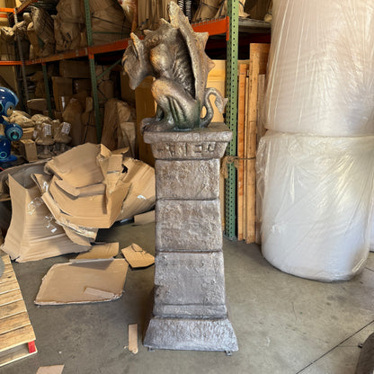 Gargoyle Pillar Statue