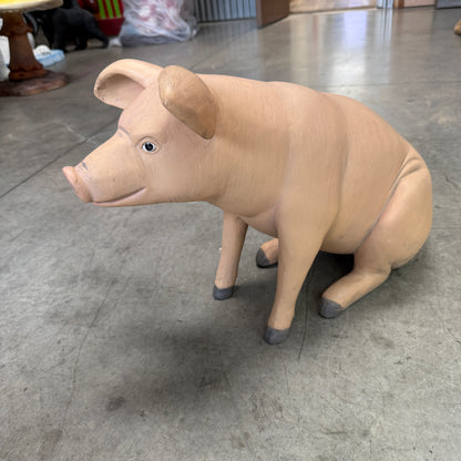 Sitting Baby Pig Statue