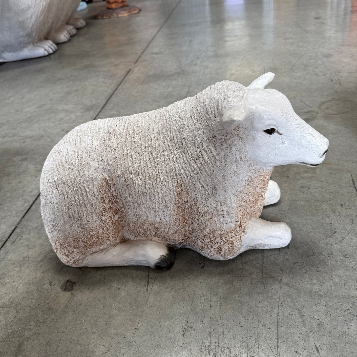 Texelaar Baby Sheep Laying Statue