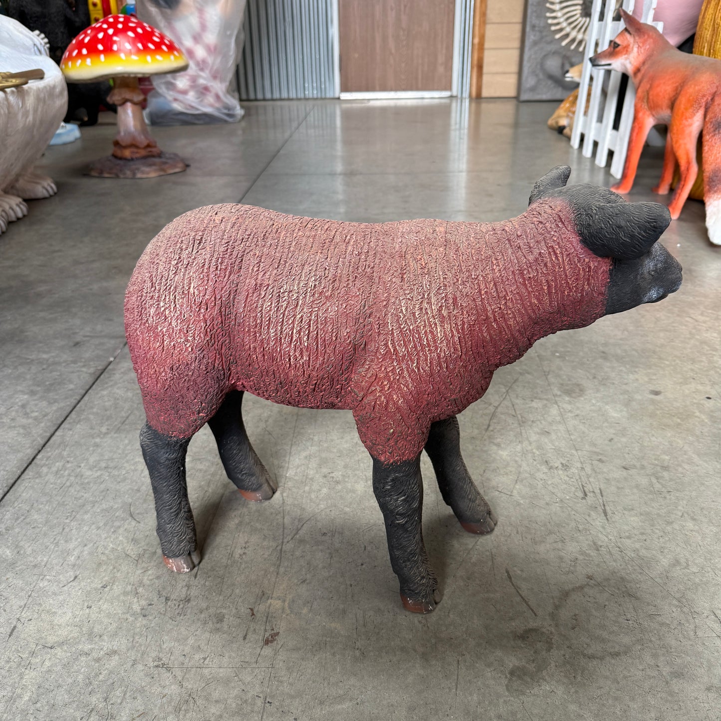 Brown Texelaar Lamb Statue