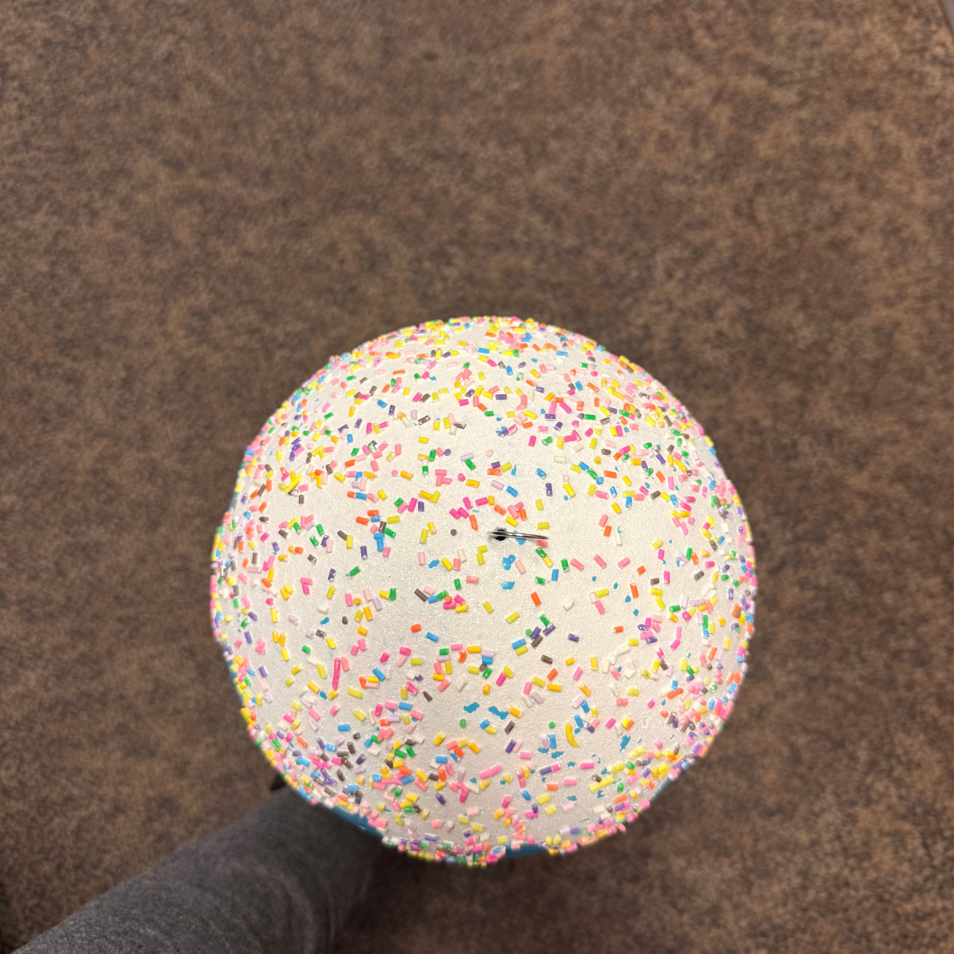 Small Frosted Blue Lollipop Statue F0021-RLP-P