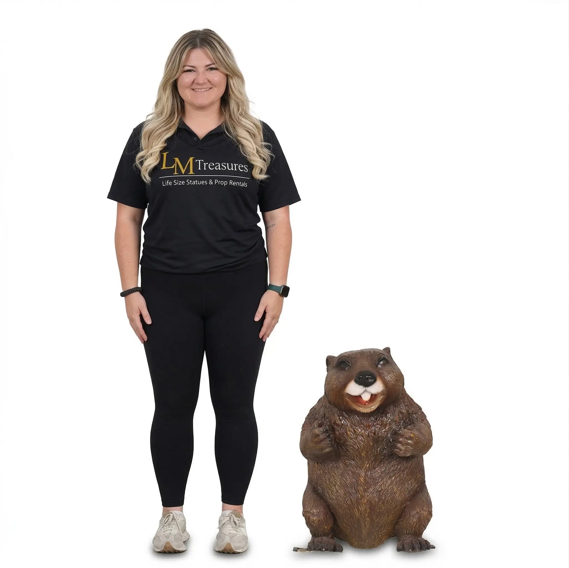 Chunky Groundhog Statue A0109-4113-2-T