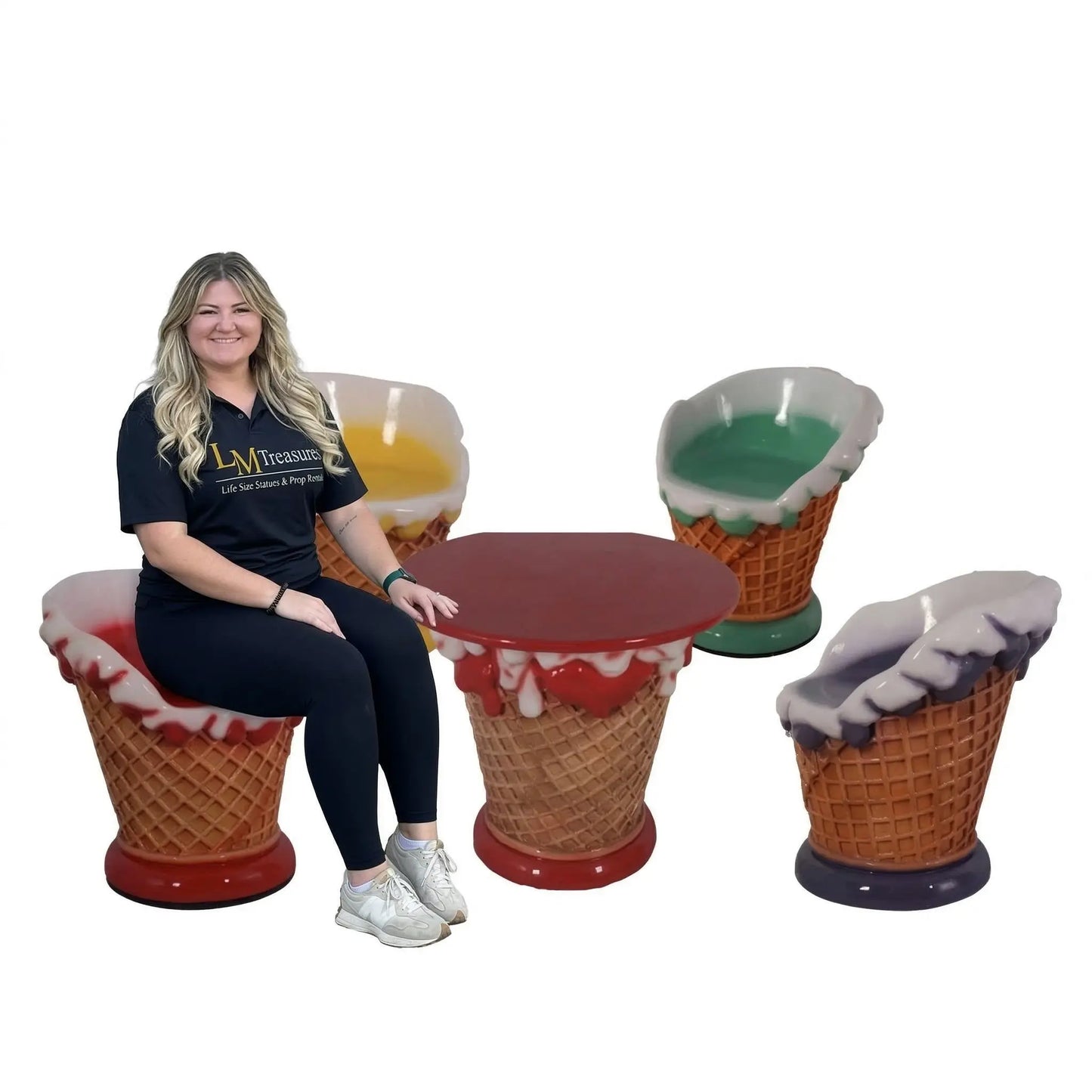 Ice Cream Table And Chair Set R0196S-130019-H