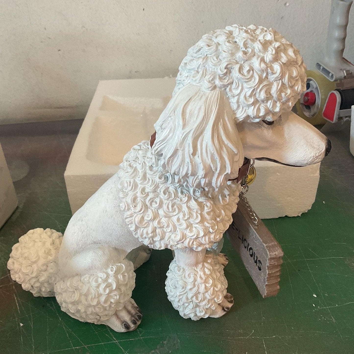 French Poodle FiFi Table Top Statue