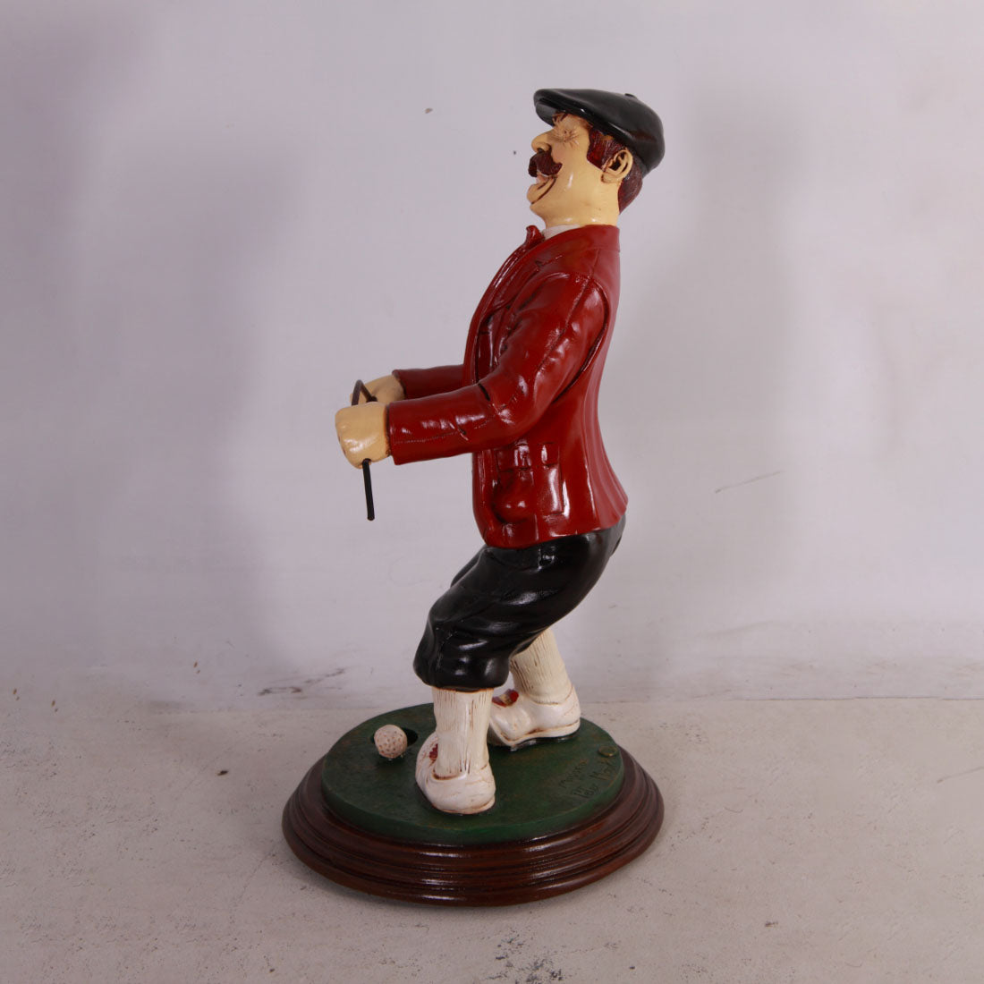 Golfer Frustrated Small Statue