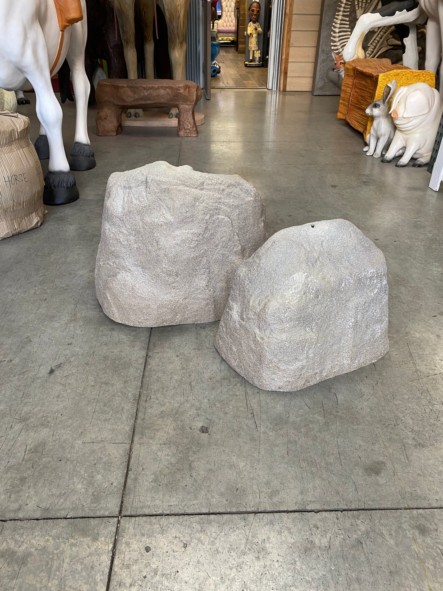 Small Plastic Rock Statue