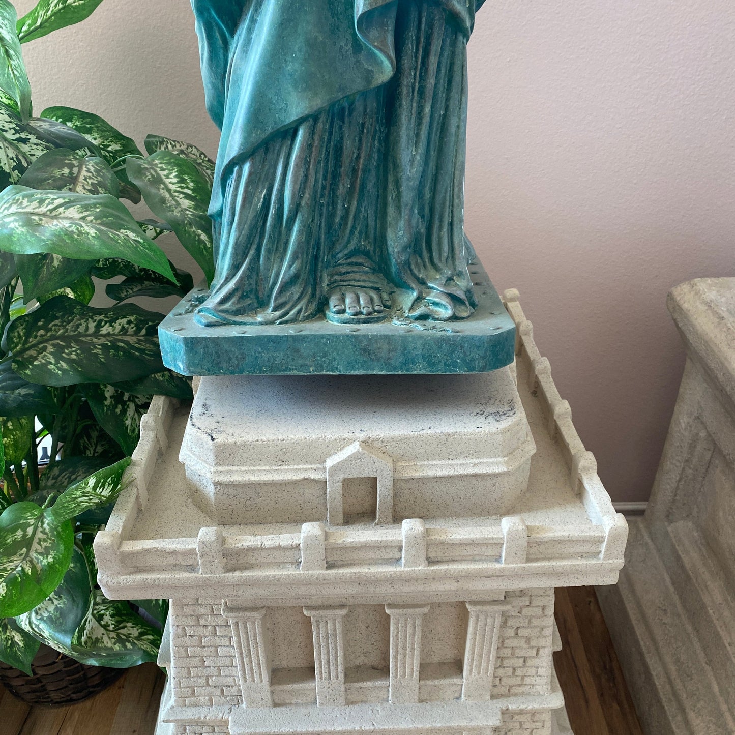 Small Statue of Liberty on Base