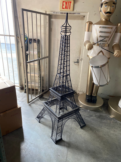 Black Eiffel Tower Statue