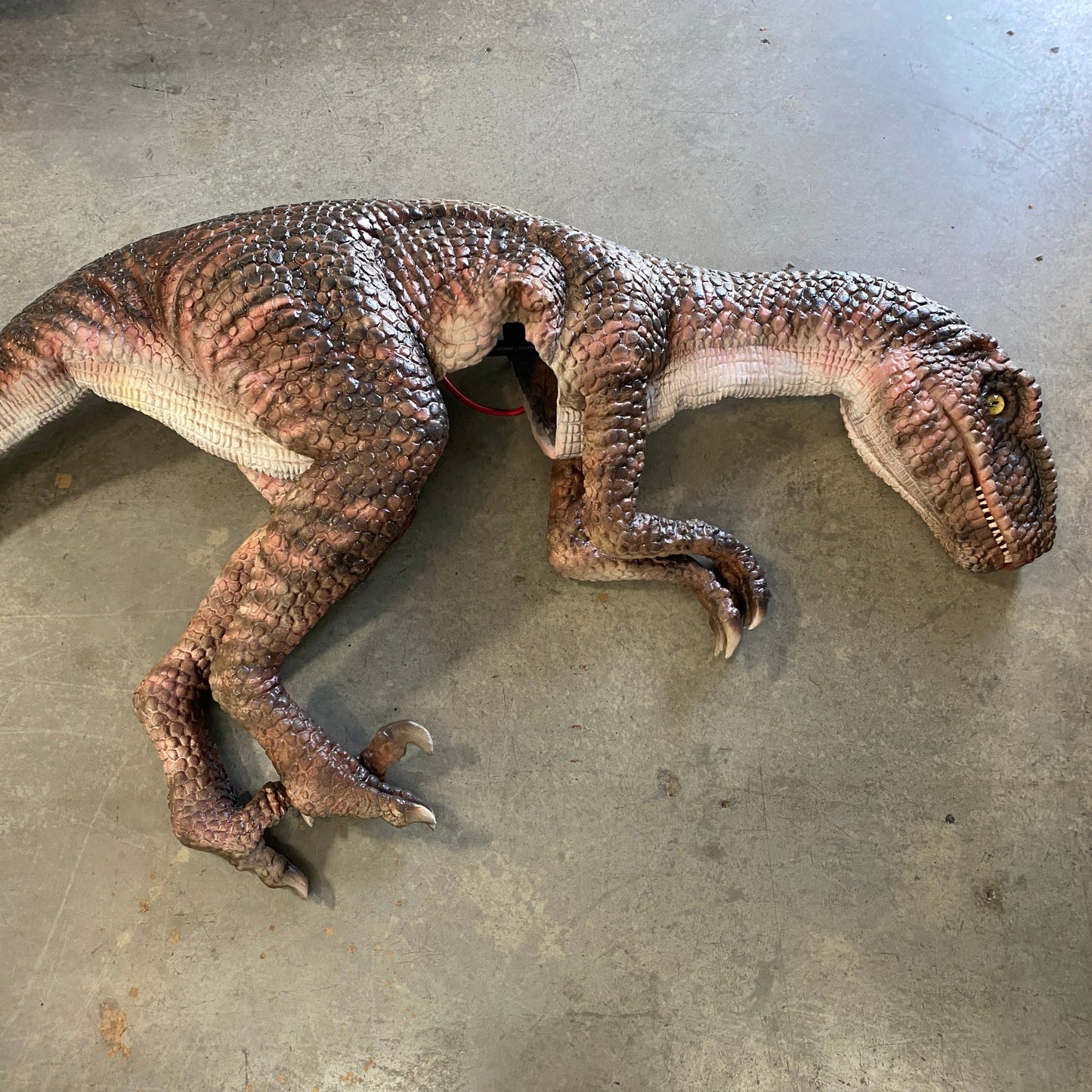 Brown Raptor Dinosaur Shoulder Puppet