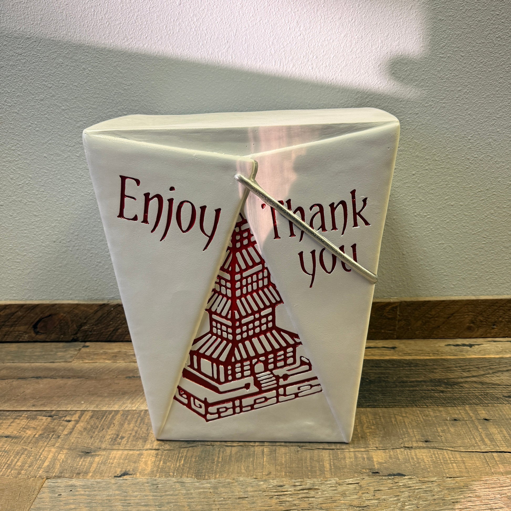 To Go Container Statue F0221-TakeOut-P