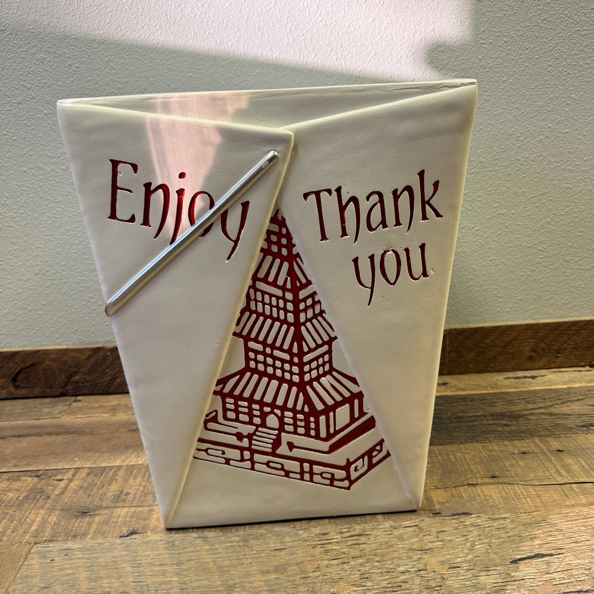 To Go Container Statue F0221-TakeOut-P